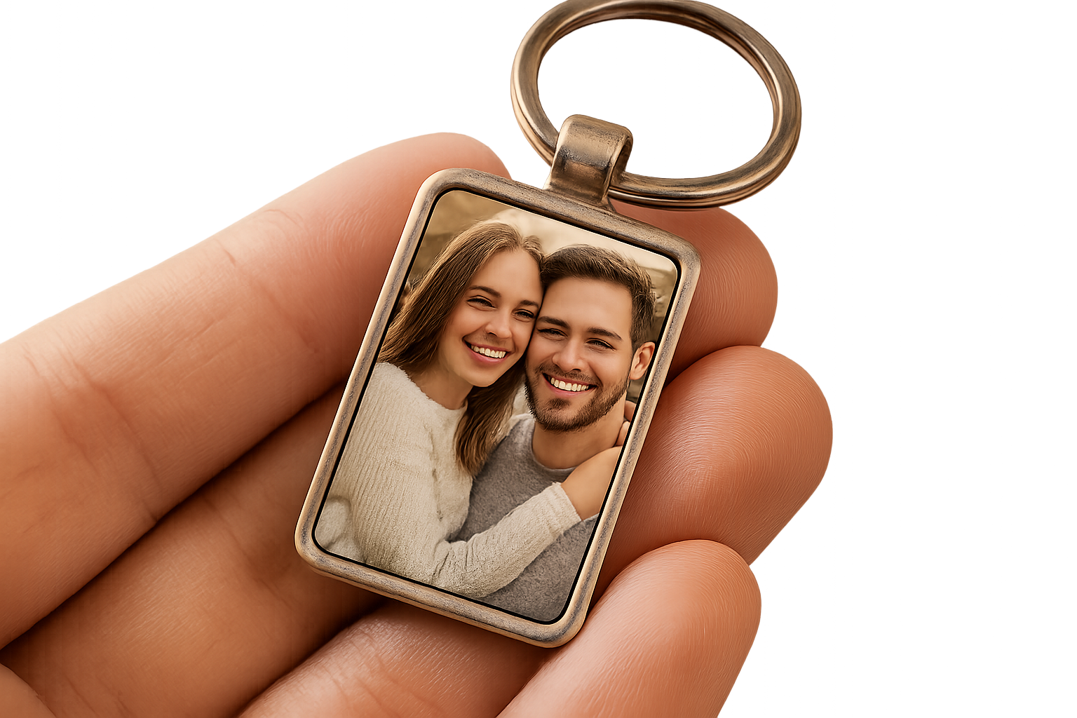 Gepersonaliseerde sleutelhanger met foto